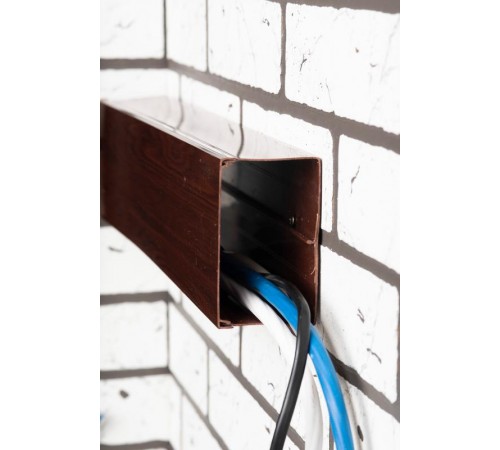 Канал кабельный под тёмное дерево (100х40) (24м.) EKF PROxima  kk-100-40d  EKF