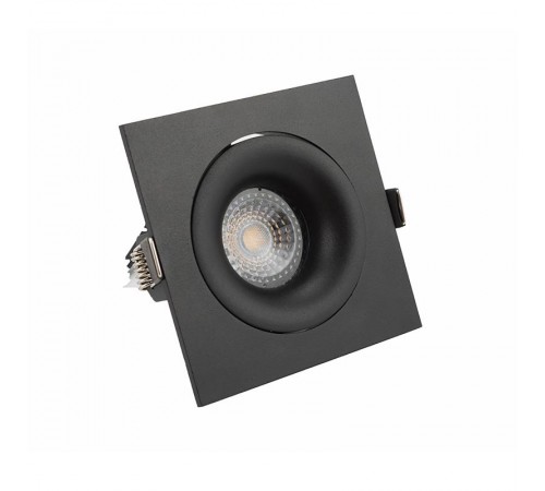 Светильник светодиодный встраиваемый DK2121-BK , IP20, 50Вт, GU10, черный, алюминий  DK2121-BK  DENKIRS