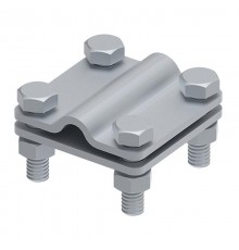 Соединитель 55х55 пруток-полоса, гор. цинк, 391015  МС-015-ГЦ   Ostec