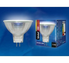 Лампа галогенная MR-16-50/GU5.3 картон   00483  Uniel