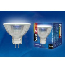Лампа галогенная MR-16-50/GU5.3 картон   00483  Uniel