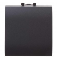 Вывод кабеля модульный "Avanti", "Черный матовый", 2 модуля  4412982  DKC