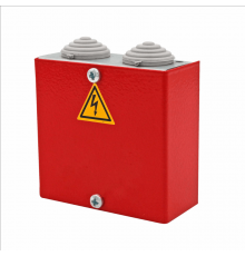 Коробка распределительная огнестойкая КРОПС, IP41, 80х80х35 мм, сечением до 2,5 мм2, 4 клеммы  FRJB-KM-ST1-2.5-04-КРОПС-IP41  КМ-профиль