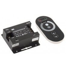 Контроллер с ПДУ радио (черный) MONO 3 канала 216Вт 12В 6А  LSC1-MONO-216-RF-20-12-B  IEK