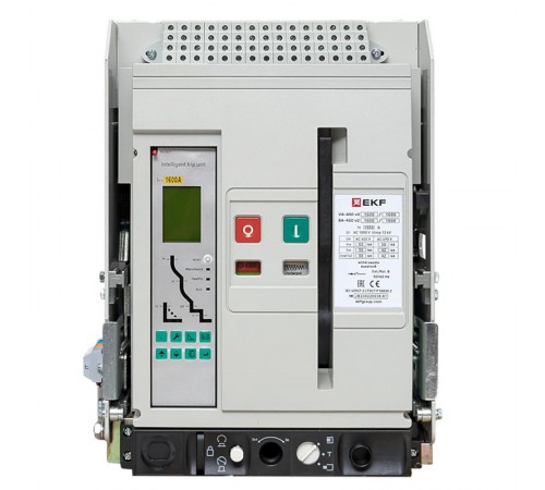 Выключатель автоматический ВА-450 1600/1600А 3P 65кА выкатной v2  mccb450-1600-1600v-v2  EKF