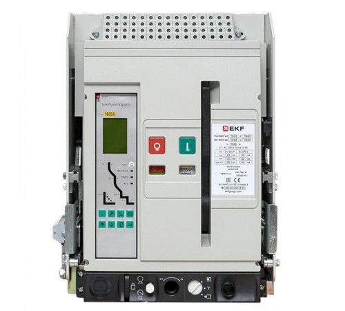 Выключатель автоматический ВА-450 1600/1600А 3P 65кА выкатной v2  mccb450-1600-1600v-v2  EKF