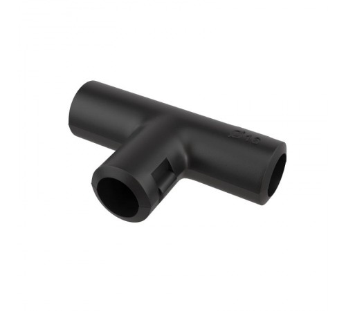 Тройник открывающийся, IP40, д.16мм, черный  50616B  DKC