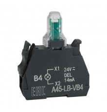 Световой блок OptiSignal D22 A45-LB-VB4 красный 24VACDC ZBVB4 332203 КЭАЗ