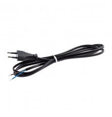 UX-ШВВП-1,8m-B Шнур для бра 2x0.5мм2 1,8м без выкл черный 2,5A (100/3600)  Б0044070  ЭРА