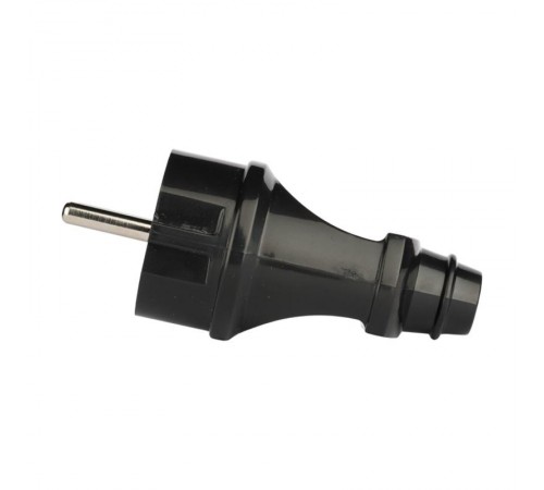 Вилка прямая с/з черн. 16А 250В EKF PROxima  AVP16-30  EKF