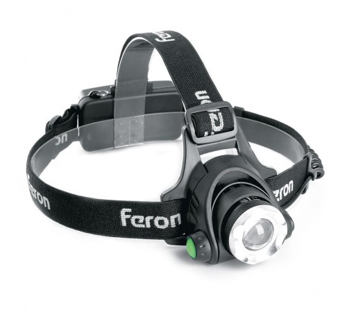 Фонарь налобный светодиодный аккумуляторный 5W, IP44, пластик/алюминий, TH2305  41709  FERON