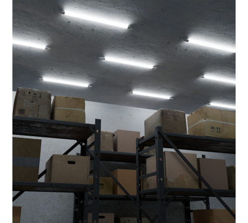 Светильник LED  IP65 1035*39*31,5мм 18Вт 1800lm 6500К ULTRACOMPACT линейный матовый с БАП 90 мин 1/20  143424318A  Gauss