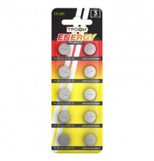 Батарейка щелочная (алкалиновая) G10 (389) LR1130, LR54 (200/1600/153600) (часовая)   C0035051  ТРОФИ