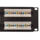 Патч-панель TERACOM PRO 19'' Cat.5E 2U неэкранированная UTP 48 портов RJ-45 Dual IDC  TRP-PPNL-5EUTP-2U48  EKF