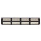 Патч-панель TERACOM PRO 19'' Cat.5E 2U неэкранированная UTP 48 портов RJ-45 Dual IDC  TRP-PPNL-5EUTP-2U48  EKF