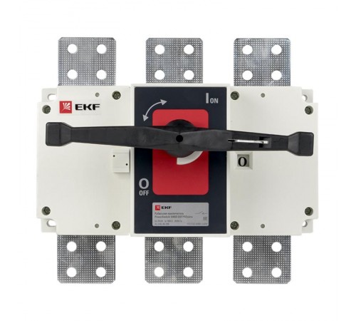 Рубильник-выключатель 1600A 3P c рукояткой управления для прямой установки PowerSwitch  psds-1600-3  EKF