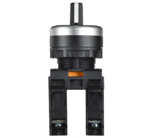 Переключатель 2 полож. возвр. 1NO+1NC чёрный MASTER  MI-SW60-11X22-3-24-2-K02  IEK