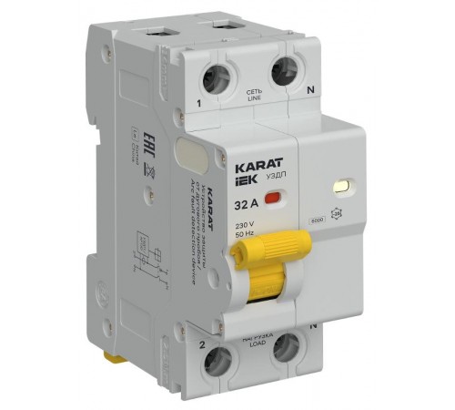KARAT УЗДП 1P+N 32A  KA-DP10-1-032  IEK