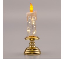Новогодний декоративный светильник Свеча  EGNDS-03  теплый белый, 10 диодов , h 20 см, 2*ААА, IP20  Б0051934  ЭРА