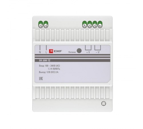 Блок питания 12В DR-30W-12 PROxima   dr-30w-12   EKF