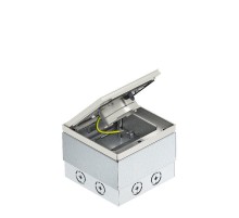 Лючок UDHome2 (с тубусом, пустой) 140x140x110 мм (нерж.сталь) (UDHOME2 VF)  7427095  OBO Bettermann