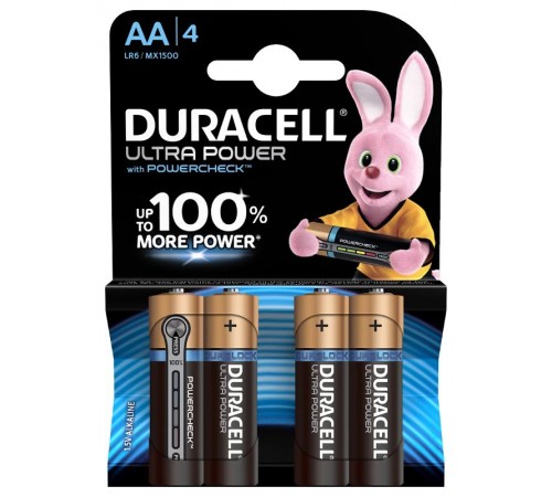Батарейки Duracell LR6-4BL Ultra  Б0038761  Duracell