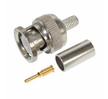 Разъем штекер BNC RG-59 обжим  05-3002  REXANT