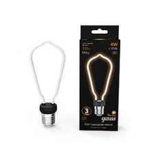 Лампа светодиодная LED Filament Bulbless ST64 Milky E27 4W 330lm 2700K 64*165mm 1/10/100  1005802104  Gauss