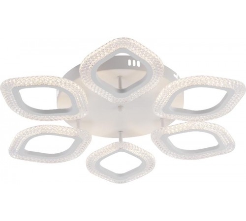 Светильник потолочный светодиодный  Megan 6110-101 78 Вт LED 2800К - 6200К модерн с пультом  Б0060840  Rivoli