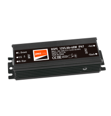 Драйвер для светодиодной ленты LED BSPS  12V5,0A=60W (new) влагозащищенный IP67  3329273A  Jazzway