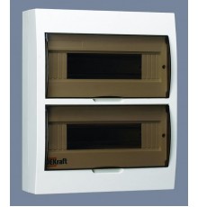 Корпус пластиковый навесной 24 модуля, IP41, ЩРН-П-24  31013DEK  DEKraft