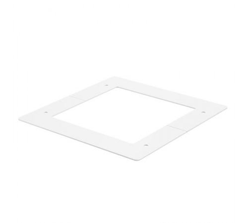 Накладка потолочная колонны ISS130130 отверстие 132х132 мм, габарит 192х192х2 мм, сталь RAL9010  6286825  OBO Bettermann