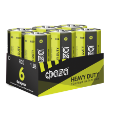 Батарейка R20 ФАZА Heavy Duty Pack-6 арт.5042353