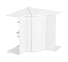 Внутренний угол кабельного канала Rapid 45-2 регулируемый 53x130 мм (ПВХ,белый) (GK-IH53130RW)  6113250  OBO Bettermann