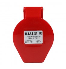 Розетка 224-32А-6h-380AC-3P+PE-IP44  222752  КЭАЗ