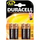 Элемент питания Duracell LR6-4BL BASIC  Б0026815  Duracell