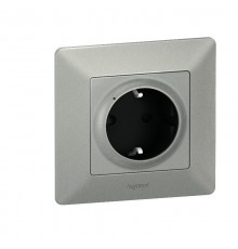 Розетка умная с/з Valena Life 16А 230В алюм. Netatmo  752394  Legrand
