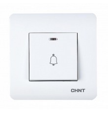 Выключатель дверного звонка с LED-подсветкой 10А 250В  715388  CHINT