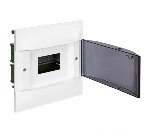 Practibox S Пластиковый щиток Встраиваемый (в полые стены) 1X6 Дымчатая дверь  134576  Legrand