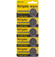 Элемент питания 94 766 NBT-CR2450-BP5 94766 Navigator