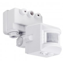 Датчик движения к прожектору ДДПР 01, 120°, 1200 Вт, 10-2000 Лк, 12 м,10-420 сек. IP44  11-9220  REXANT