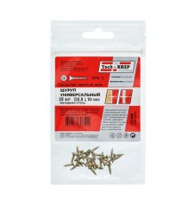 Саморез ШУж 2,5х10 пот. гол. (25 шт) - пакет ( 0,009 кг)  102466  Tech-KREP