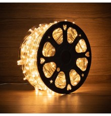 Гирлянда "LED Клип-лайт" 12 V, прозрачный ПВХ, 150 мм, цвет диодов теплый белый  325-156  NEON-NIGHT