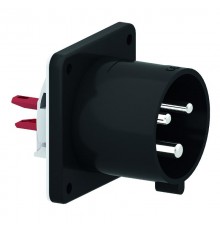 Вилка панельная 3п(2p + PE) 32А 230 QC черная IP44 I 28315-Bals I Bals