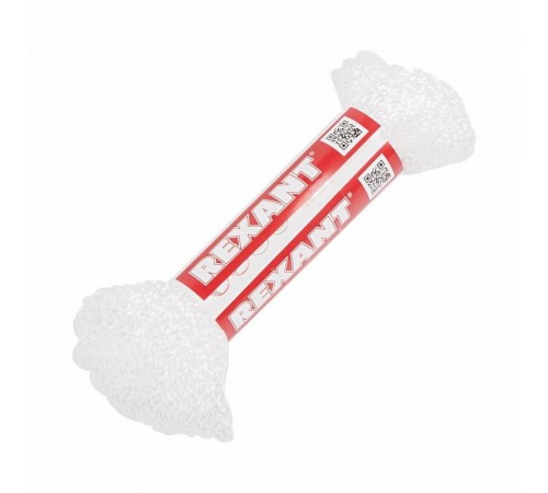 Шнур 5 мм 10 м белый  77-0510-1  REXANT