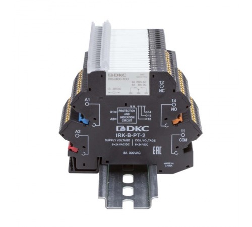 20-ти полюсная шинная перемычка для колодки с винт. клеммами IRK, красный цвет  IRK-AB-01  DKC