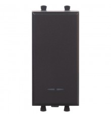 Выключатель модульный, "Avanti", "Черный матовый", 1 модуль  4412101  DKC