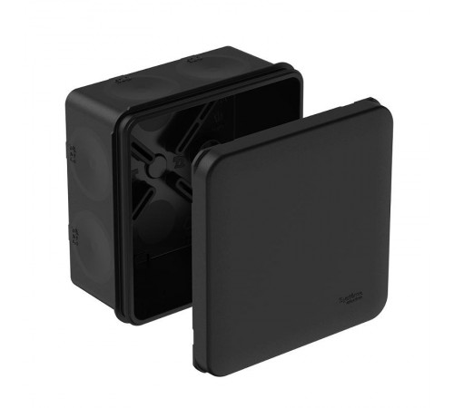 MultiBox Коробка распределительная с мембранными вводами IP66 85х85х42 Черная (со стикером) IMT352971  SE