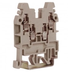 CBR.2, проходной зажим бежевый 2 ввода/2 вывода, 2,5 кв.мм (замена на TUR-2.5-QUATTRO)  ZCR110  DKC