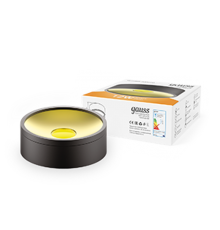 Светильник  Overhead накл цил 12W 770lm 3000K 170-240V IP20 140*50мм белый LED 1/30  HD026  Gauss